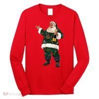Boujee Santa Champagne Luxe Santa Funny Christmas Long Sleeve Shirt thumb 0