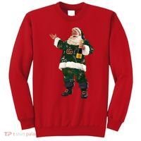Boujee Santa Champagne Luxe Santa Funny Christmas Sweatshirt thumb 0