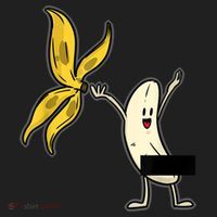 Banana Striptease Censored Gift Naked Funny Adult Gift Beanie thumb 2