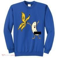 Banana Striptease Censored Gift Naked Funny Adult Gift Sweatshirt thumb 0