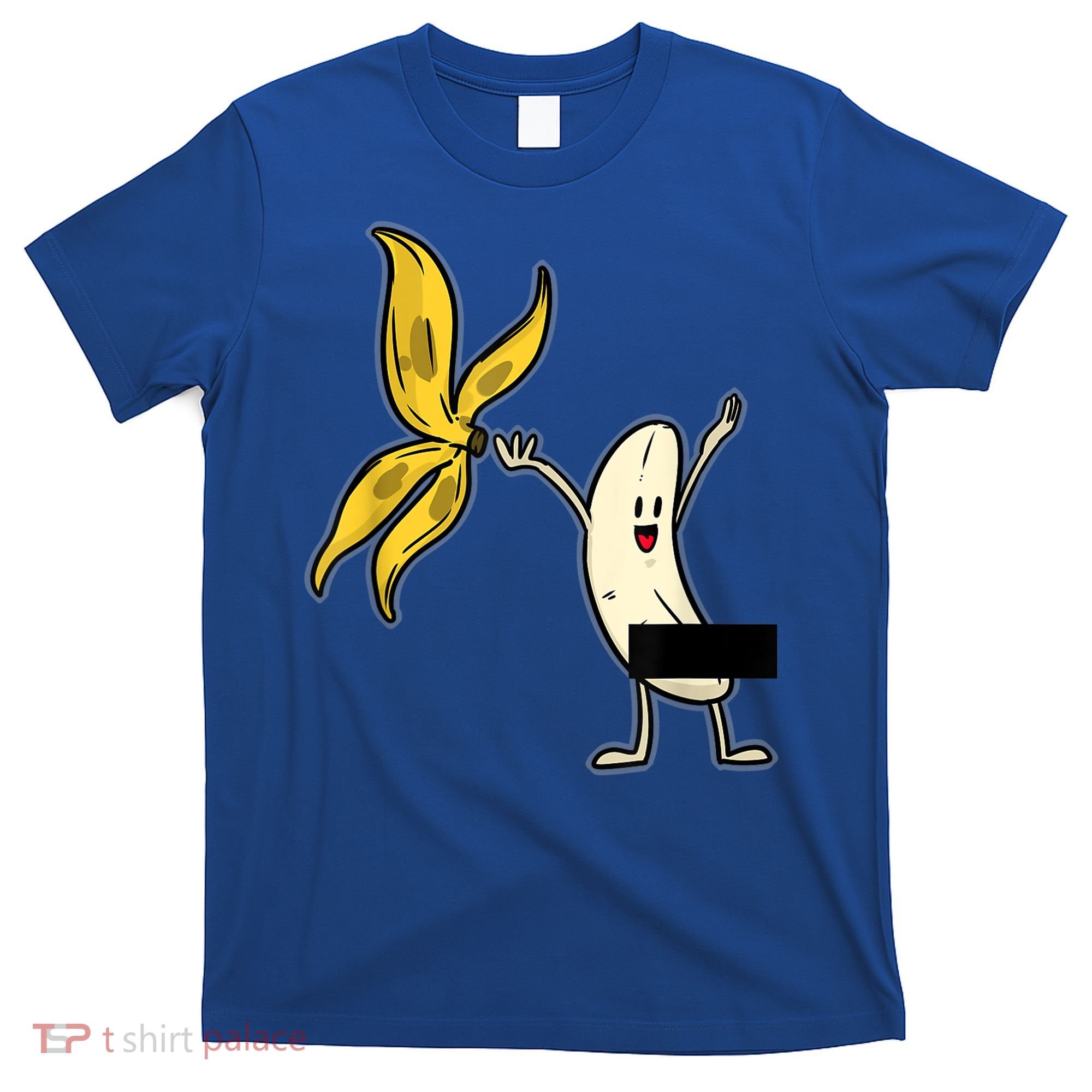 Banana Striptease Censored Gift Naked Funny Adult Gift T-Shirt
