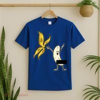 Banana Striptease Censored Gift Naked Funny Adult Gift T-Shirt thumb 2