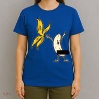 Banana Striptease Censored Gift Naked Funny Adult Gift T-Shirt thumb 4