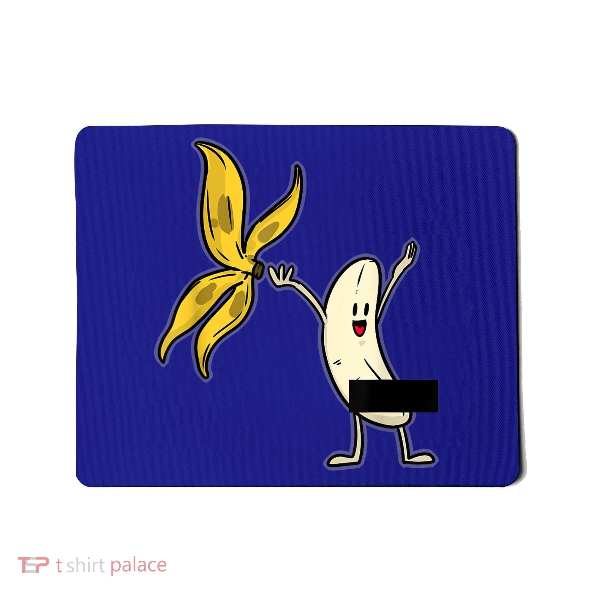 Banana Striptease Censored Gift Naked Funny Adult Gift Mousepad