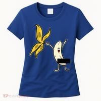 Banana Striptease Censored Gift Naked Funny Adult Gift Women's T-Shirt thumb 0