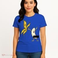 Banana Striptease Censored Gift Naked Funny Adult Gift Women's T-Shirt thumb 4