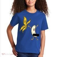 Banana Striptease Censored Gift Naked Funny Adult Gift Kids T-Shirt thumb 2