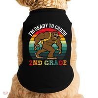 Bigfoot Sasquatch Crush 2nd Grade Second First Day Of School Gift Doggie Tank thumb 0