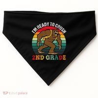 Bigfoot Sasquatch Crush 2nd Grade Second First Day Of School Gift USA-Made Doggie Bandana thumb 0