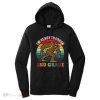 Bigfoot Sasquatch Crush 2nd Grade Second First Day Of School Gift Women's Hoodie thumb 0
