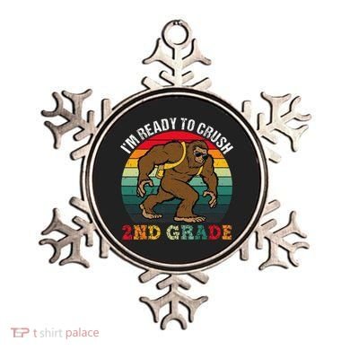 Bigfoot Sasquatch Crush 2nd Grade Second First Day Of School Gift Ornament