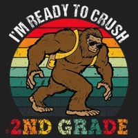 Bigfoot Sasquatch Crush 2nd Grade Second First Day Of School Gift Hat thumb 2