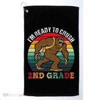 Bigfoot Sasquatch Crush 2nd Grade Second First Day Of School Gift Golf Towel thumb 0