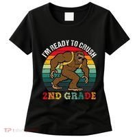 Bigfoot Sasquatch Crush 2nd Grade Second First Day Of School Gift Women's T-Shirt thumb 0