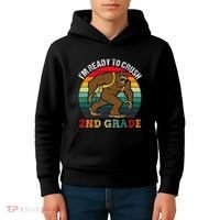 Bigfoot Sasquatch Crush 2nd Grade Second First Day Of School Gift Kids Hoodie thumb 4