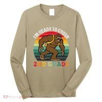 Bigfoot Sasquatch Crush 2nd Grade Second First Day Of School Gift Long Sleeve Shirt thumb 0