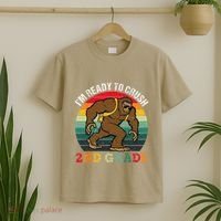 Bigfoot Sasquatch Crush 2nd Grade Second First Day Of School Gift T-Shirt thumb 2