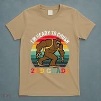 Bigfoot Sasquatch Crush 2nd Grade Second First Day Of School Gift T-Shirt thumb 5