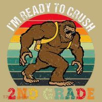 Bigfoot Sasquatch Crush 2nd Grade Second First Day Of School Gift Mousepad thumb 1