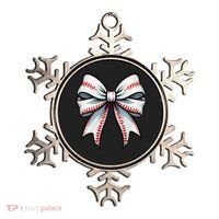 Baseball Softball Coquette Bow Game Heart Love Mom Life Ornament thumb 0