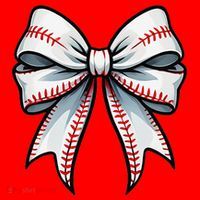 Baseball Softball Coquette Bow Game Heart Love Mom Life Santa Hat thumb 1