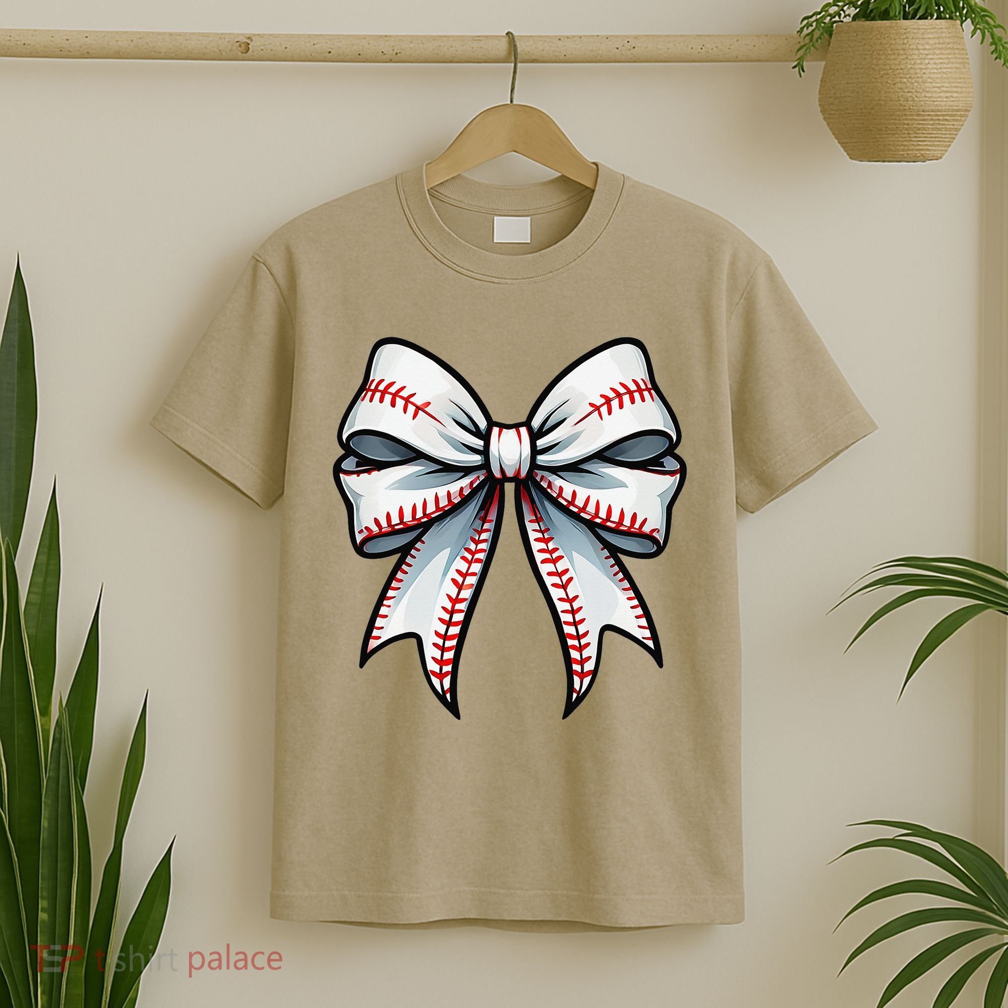 Baseball Softball Coquette Bow Game Heart Love Mom Life T-Shirt