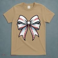 Baseball Softball Coquette Bow Game Heart Love Mom Life T-Shirt thumb 5