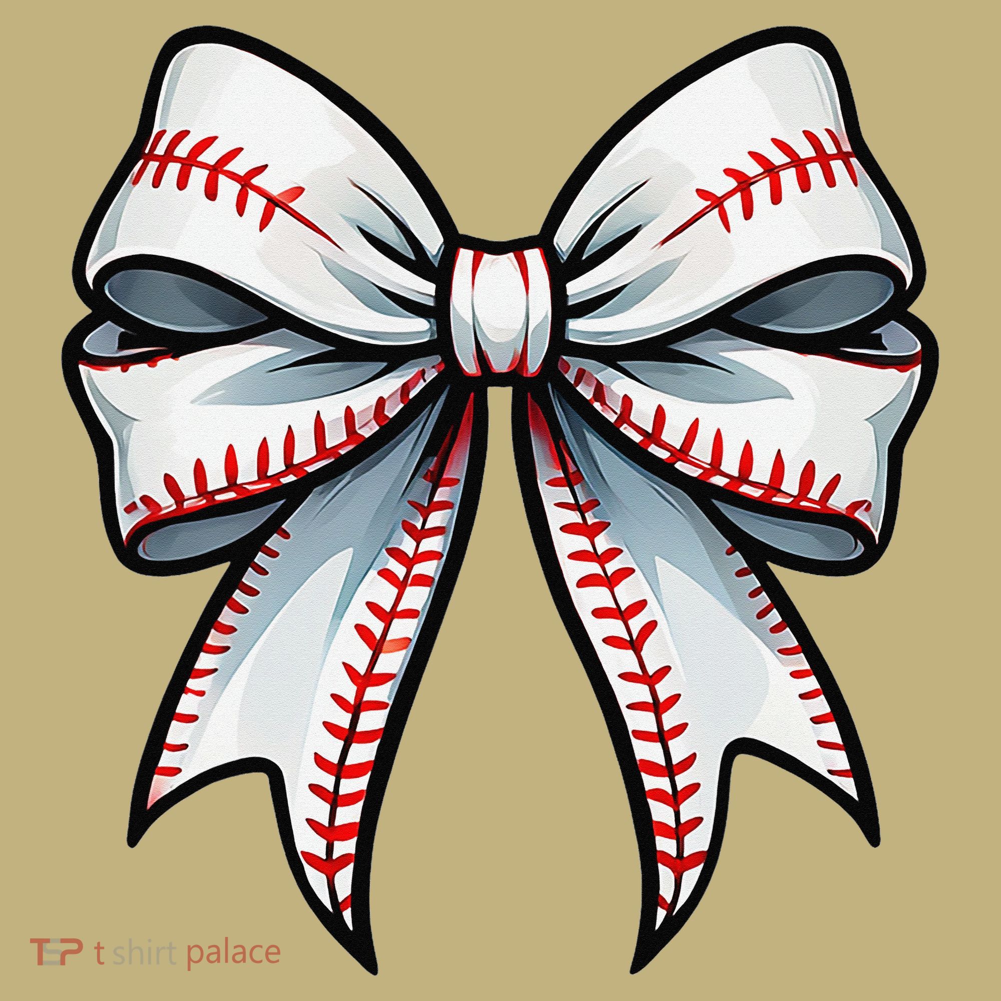 Baseball Softball Coquette Bow Game Heart Love Mom Life Kids T-Shirt
