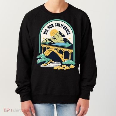 Big Sur California Bixby Bridge Coastal Highway Women's Sweatshirt