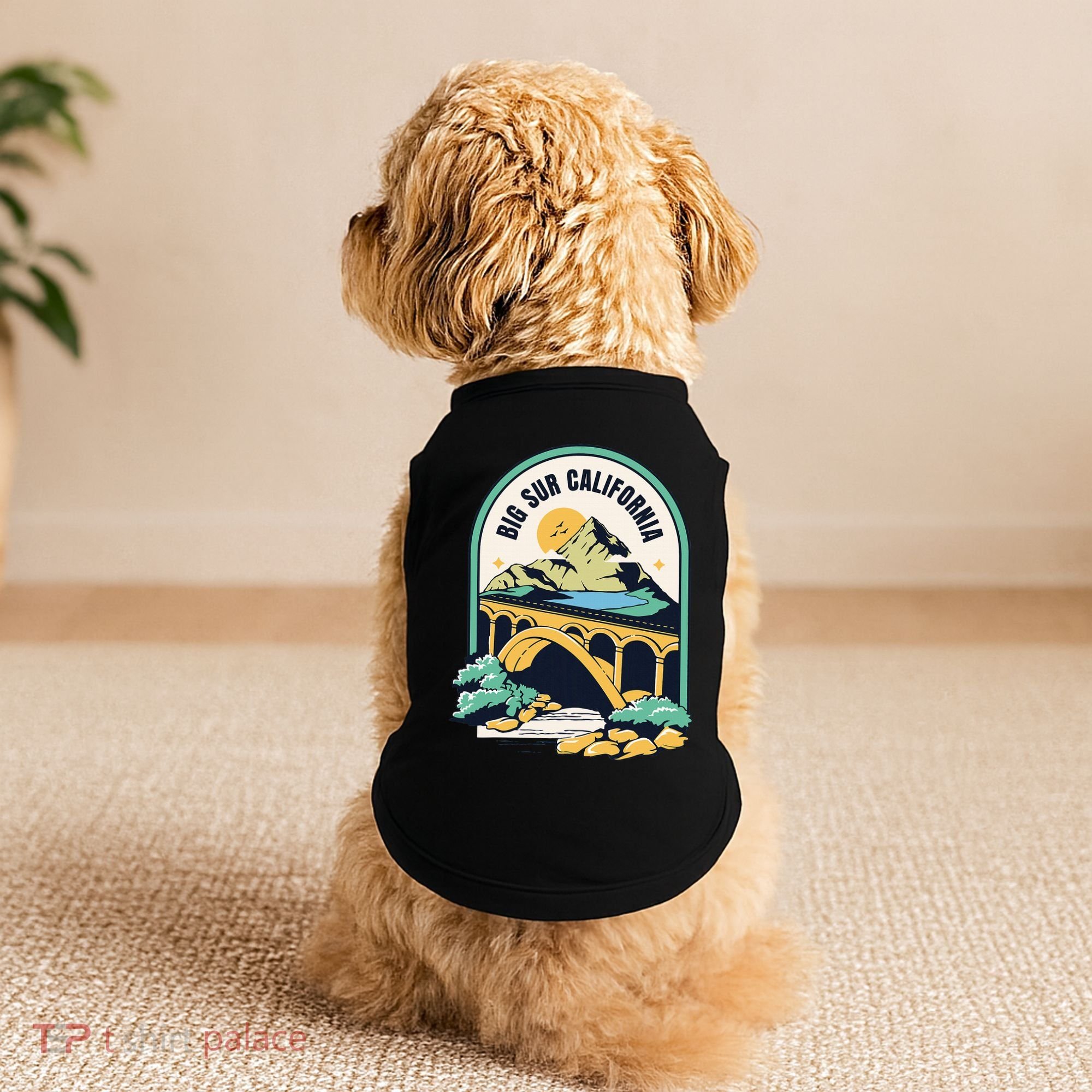 Big Sur California Bixby Bridge Coastal Highway Doggie Tank