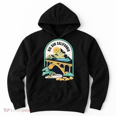 Big Sur California Bixby Bridge Coastal Highway Hoodie