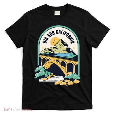 Big Sur California Bixby Bridge Coastal Highway T-Shirt