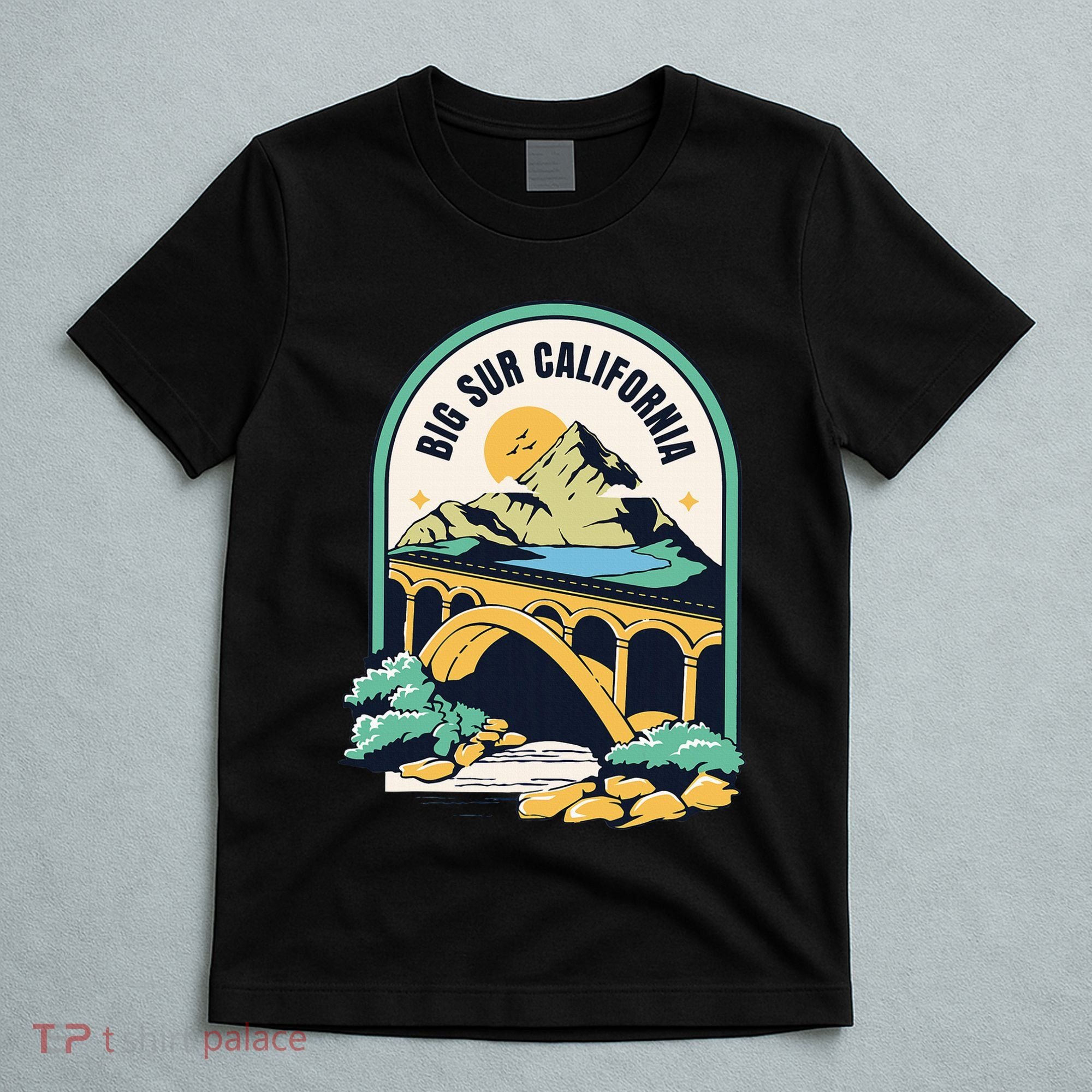 Big Sur California Bixby Bridge Coastal Highway T-Shirt
