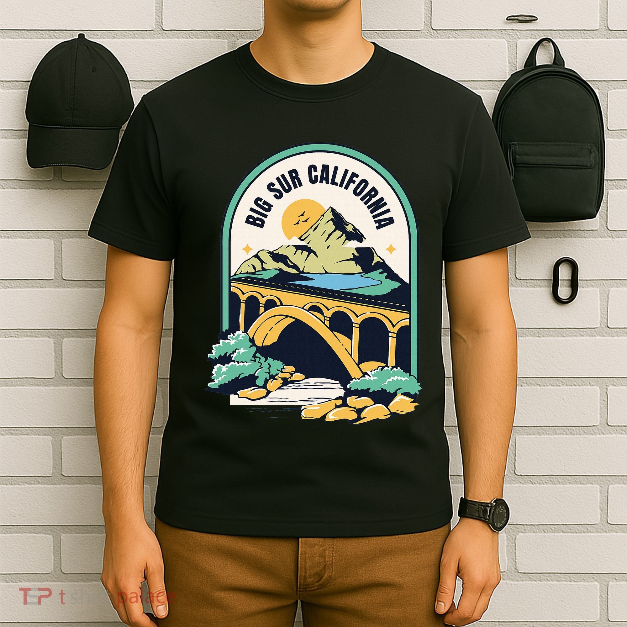 Big Sur California Bixby Bridge Coastal Highway T-Shirt