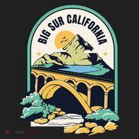 Big Sur California Bixby Bridge Coastal Highway Beanie thumb 2