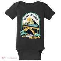 Big Sur California Bixby Bridge Coastal Highway Baby Bodysuit thumb 0
