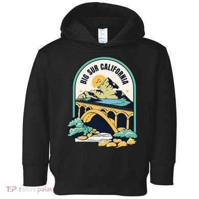 Big Sur California Bixby Bridge Coastal Highway Toddler Hoodie