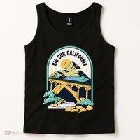 Big Sur California Bixby Bridge Coastal Highway Tank Top thumb 2