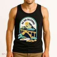Big Sur California Bixby Bridge Coastal Highway Tank Top thumb 3