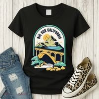 Big Sur California Bixby Bridge Coastal Highway Women's T-Shirt thumb 3
