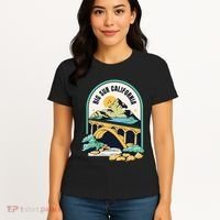 Big Sur California Bixby Bridge Coastal Highway Women's T-Shirt thumb 4