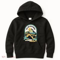 Big Sur California Bixby Bridge Coastal Highway Kids Hoodie thumb 0