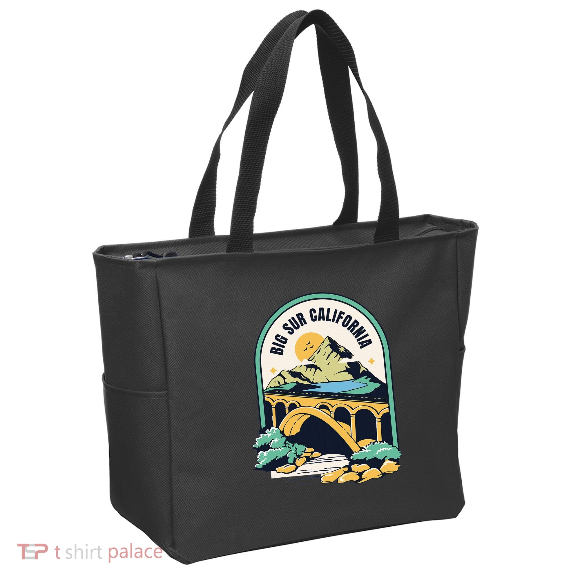 Big Sur California Bixby Bridge Coastal Highway Tote Bag