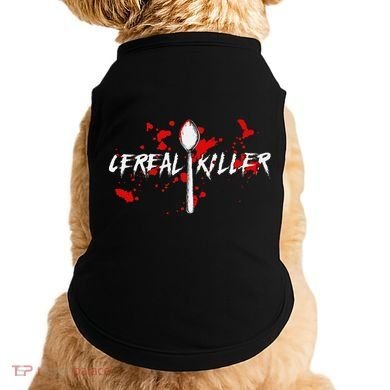 Bloody Spoon Cereal Killer Cereal Day Doggie Tank