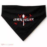 Bloody Spoon Cereal Killer Cereal Day USA-Made Doggie Bandana thumb 0