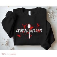 Bloody Spoon Cereal Killer Cereal Day Sweatshirt thumb 2