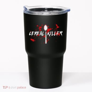 Bloody Spoon Cereal Killer Cereal Day Tumbler