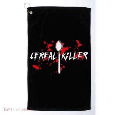 Bloody Spoon Cereal Killer Cereal Day Golf Towel