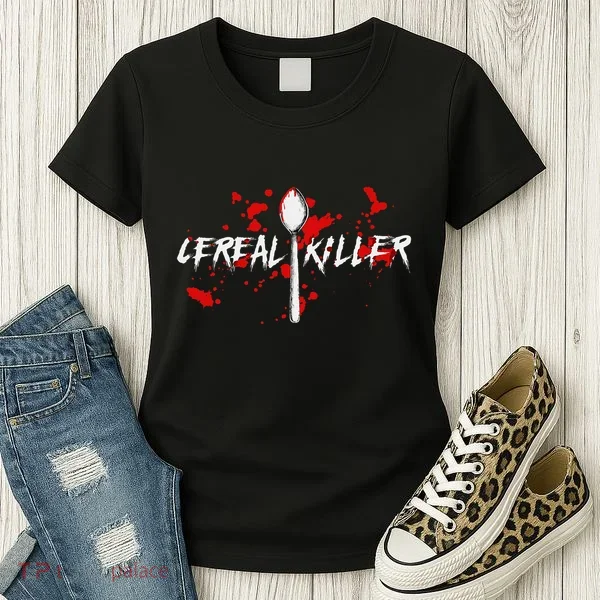 Bloody Spoon Cereal Killer Cereal Day Women's T-Shirt