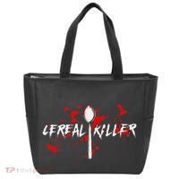 Bloody Spoon Cereal Killer Cereal Day Tote Bag thumb 0